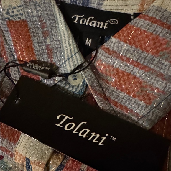 Tolani Multicolor Long Sleeve Maxi Dress - Picture 14 of 15